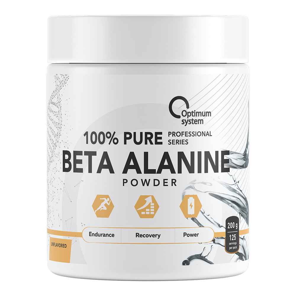 Optimum System 100% Pure Beta Alanine powder 200 грамм