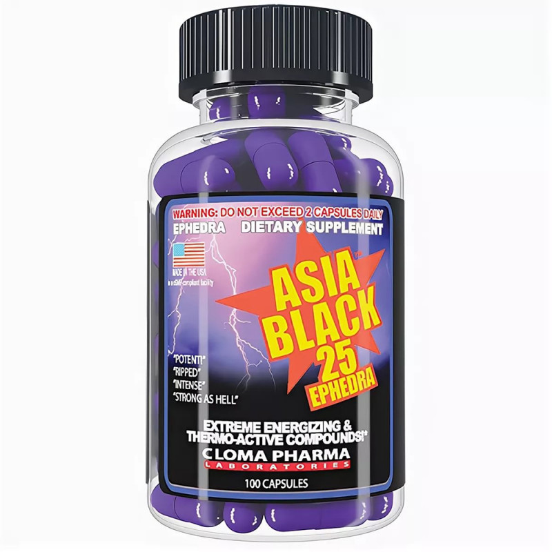 Cloma Pharma Asia Black 100 капсул