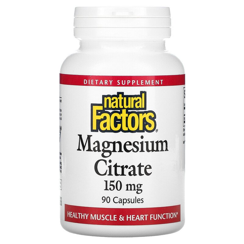 Natural Factors Magnesium Citrate 150 мг 90 капсул