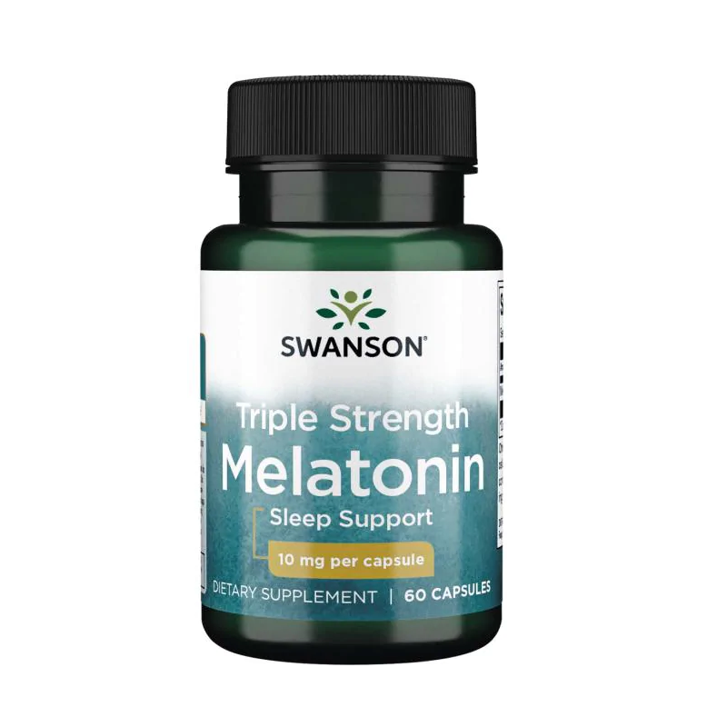 Swanson Triple Strength Melatonin 10 мг 60 капсул