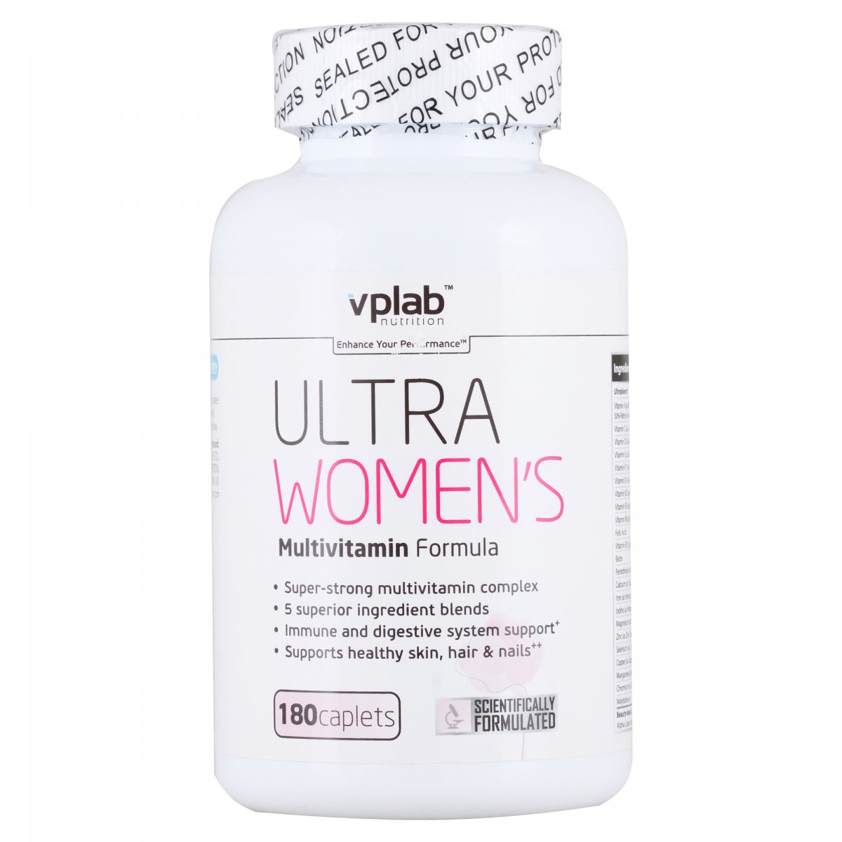 VP Laboratory Ultra Women's Multivitamin Formula 180 таблеток