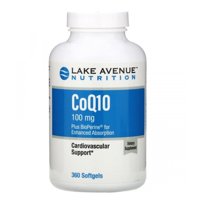Lake Avenue Nutrition CoQ10 100 мг 360 вег. капсул