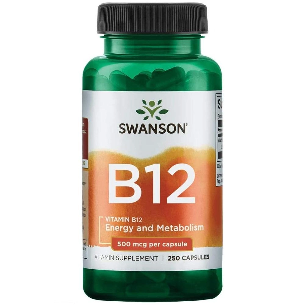 Swanson Vitamin B-12 500 мкг 250 капсул