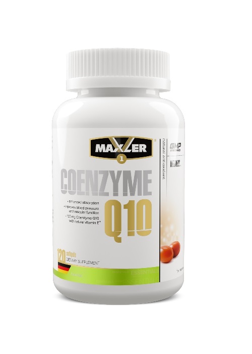 Maxler DE Coenzyme Q10 100 мг & Vitamin E 30 мг (120 капсул)