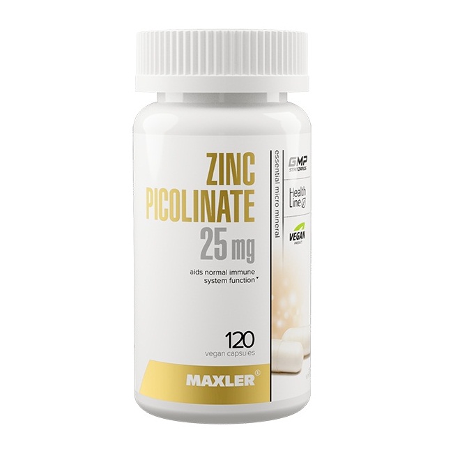 Maxler Zinc Picolinate 25 мг 120 вег. капсул