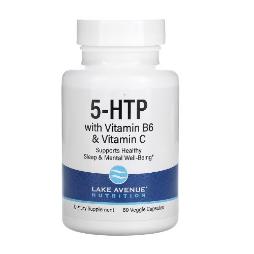 Lake Avenue Nutrition 5-HTP with Vitamin B6 & C 60 вег. капсул