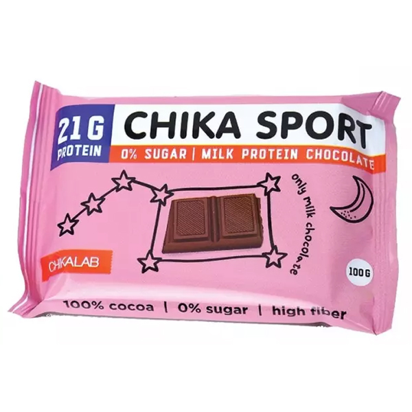 CHIKALAB Chika Sport высокопротеиновый шоколад 100 грамм