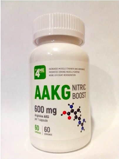 All4ME Nutrition AAKG Nitric Boost 600 мг. 60 капсул