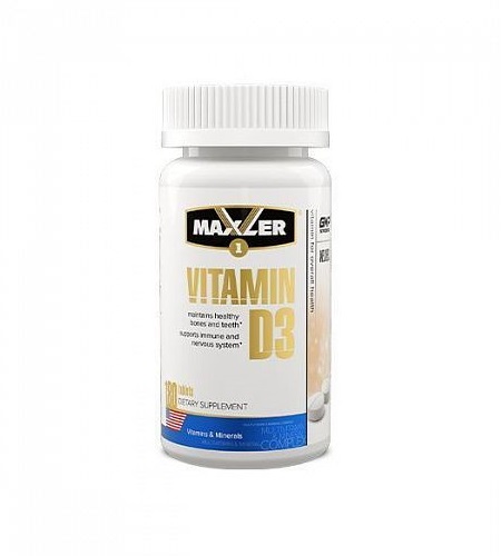 Maxler Vitamin D3 1200МЕ (30 мкг) 180 таблеток