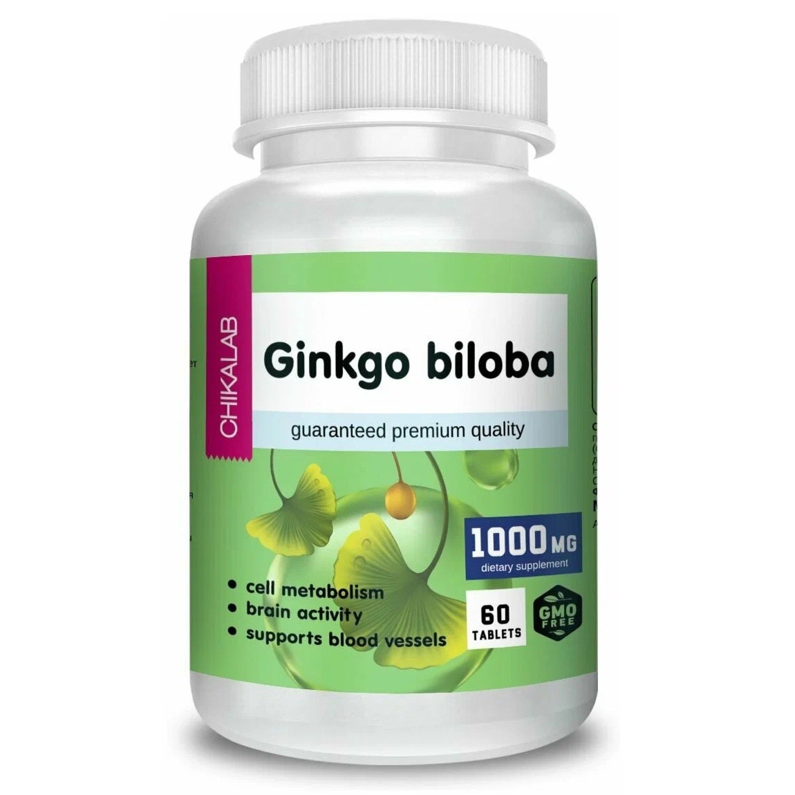 Chikalab Ginkgo Biloba 60 таблеток