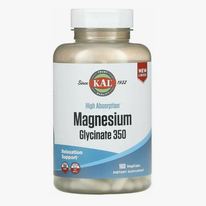 KAL Magnesium Glycinate 350 160 вег. капсул