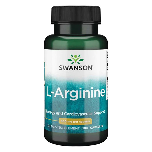 Swanson L-Arginine 500 mg 100 капсул (брак этикетки)