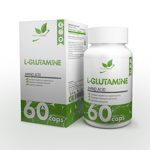NaturalSupp L-Glutamine 60 капсул