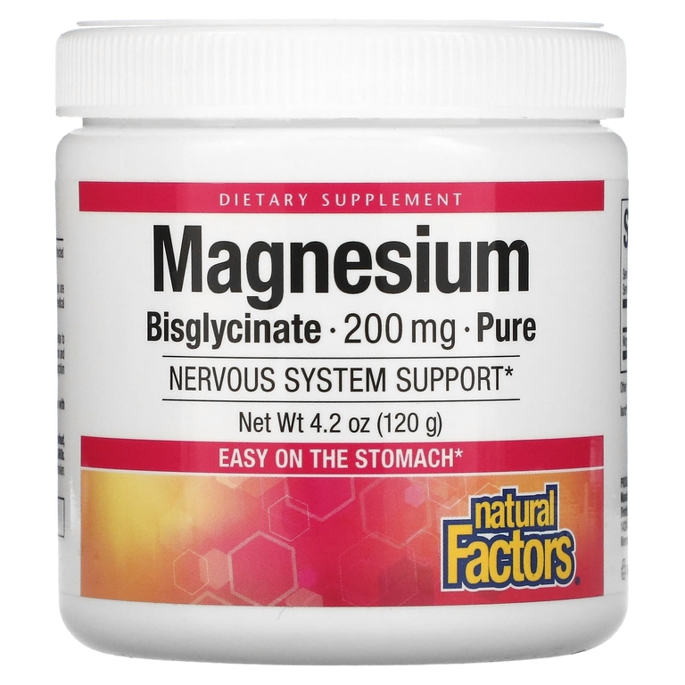 Natural Factors Magnesium Bisglycinate 200 мг 120 грамм