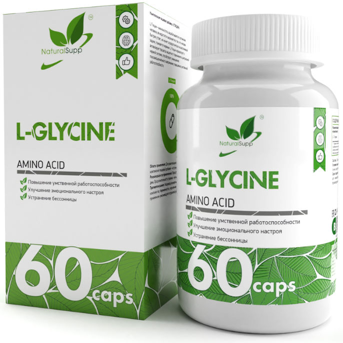 NaturalSupp L-Glycine 60 капсул