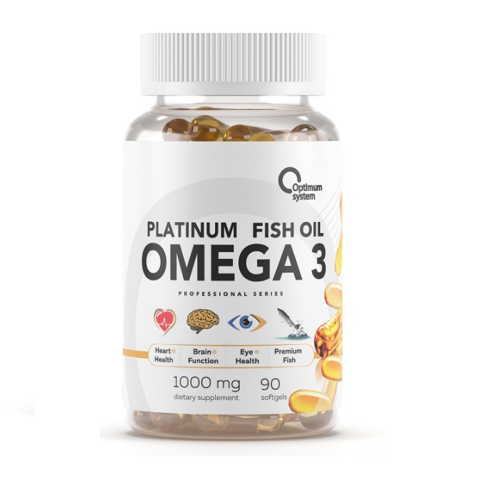 Optimum System Omega-3 Platinum Fish Oil 90 капсул