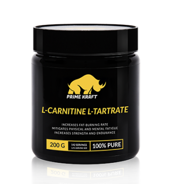 Prime Kraft L-Сarnitine L-Tartrate 200 грамм (чистый)