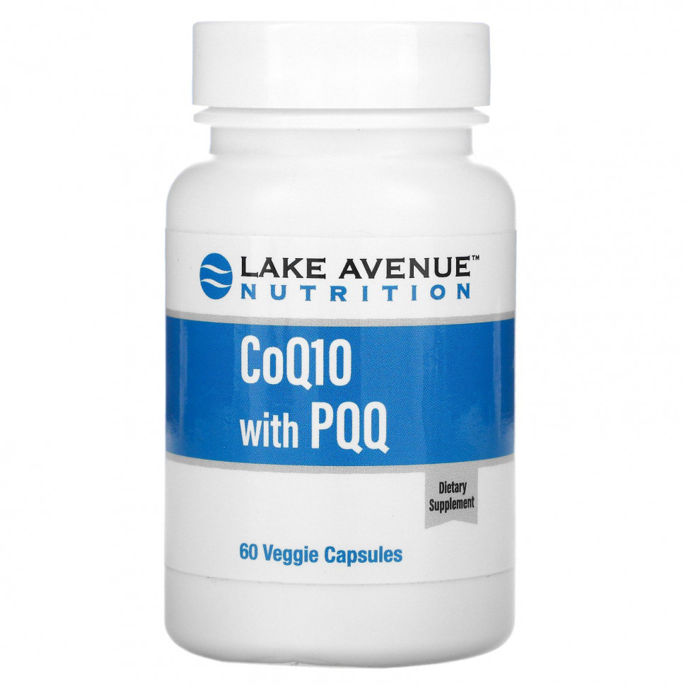 Lake Avenue Nutrition CoQ10 with PQQ 100 мг 60 вег. капсул