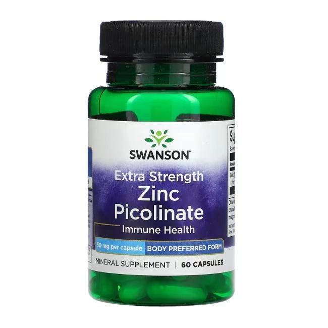 Swanson Zinc Picolinate 50 мг 60 капсул