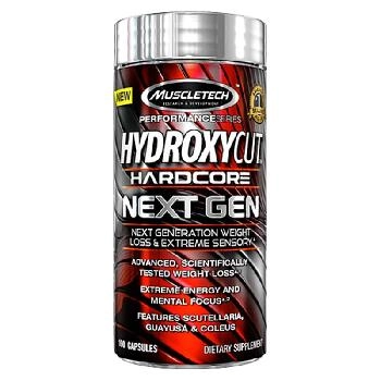 MuscleTech Hydroxycut Hardcore Next Gen 100 капсул