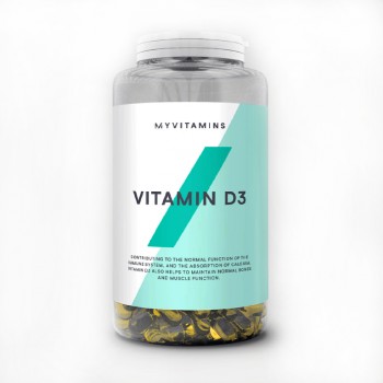 MyProtein Vitamin D3 62,5mcg (2500 ME) 180 капсул