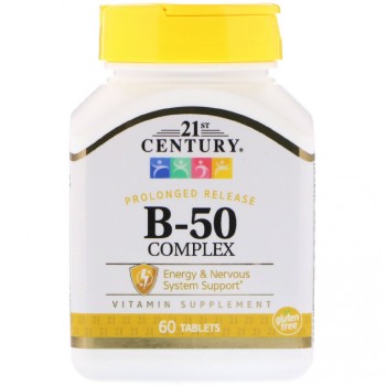 21st Century B-50 Complex Energy Support 60 таблеток