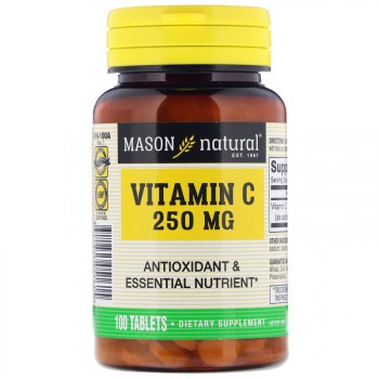 Mason Natural Vitamin C 250 мг. 100 таблеток