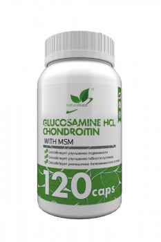 NaturalSupp Glucosamine Chondroitin MSM 120 капсул