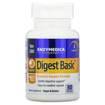 Enzymedica Digest Basic формула основных ферментов 30 капсул