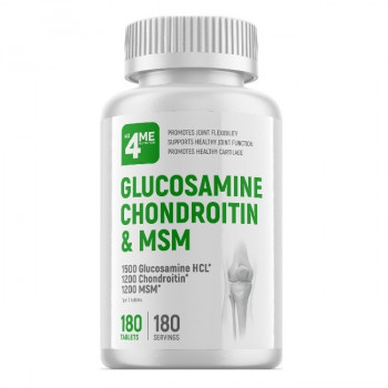 All 4ME Nutrition Glucosamine Chondroitin & MSM 180 таблеток