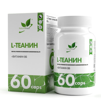 NaturalSupp L-Theanine + B6 60 