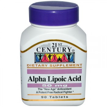21st Century ALA (alpha lipoic acid) 50 мг 90 таблеток