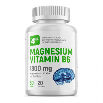 All 4ME Nutrition Magnesium Vitamin B6 60 таблеток