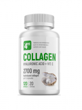 4ME Collagen + Hyaluronic acid + Vitamin C 120 капсул