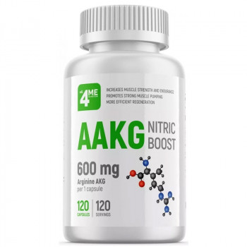 All 4ME Nutrition AAKG Nitric Boost 600 мг 120 капсул