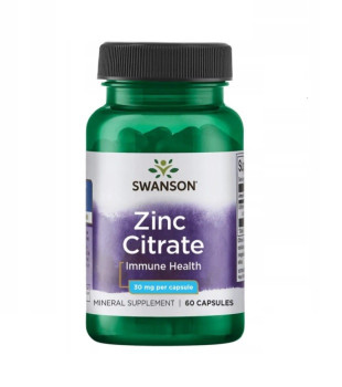 Swanson Zinc Citrate 30 мг 60 капсул