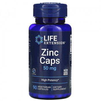 Life Extension Zinc (монометионин и цитрат) 50 мг 90 вег. капсул