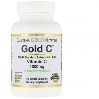 California Gold Nutrition Gold C 1000 мг 60 вег. капсул