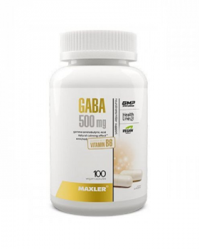 Maxler GABA +B6 500 мг 100 вег. капсул