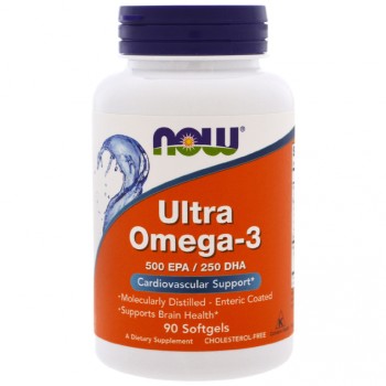 NOW Ultra Omega-3 90   (500EPA  250DHA)