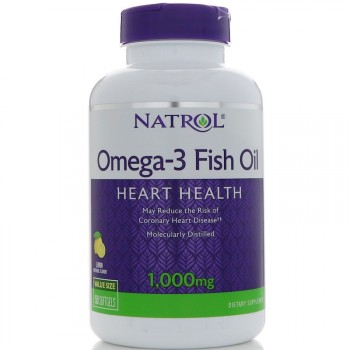 Natrol Omega-3 (1000 мг.) 150 гел. капс. (лимон)