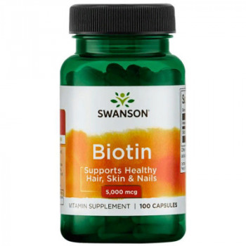 Swanson Biotin 5000 мкг 100 капсул
