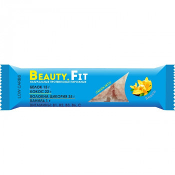 BeautyFit натуральные низкоуглеводные кокосовые пирожные с протеином 66 грамм