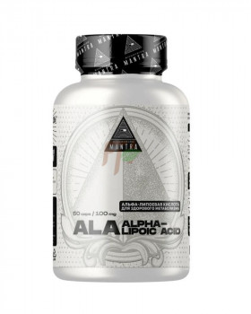 Biohacking Mantra ALA (alpha-lipoic acid) 60 капсул 100 мг