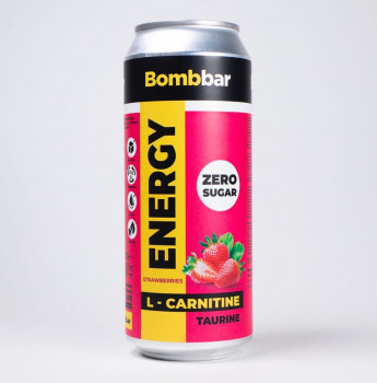 Bombbar Energy Guarana + L-carnitine Zero  Sugar 500 