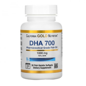 California Gold Nutrition DHA 700 (1000 мг) 30 капсул