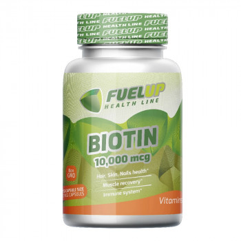 FuelUp Biotin 10000 мкг 60 вег. капсул
