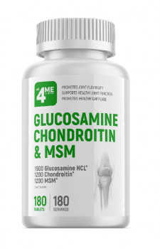 4Me Nutrition Glucosamine Chondroitin & MSM 180 таблеток