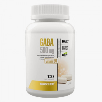 Maxler GABA + B6 500 мг 100 вег. капсул