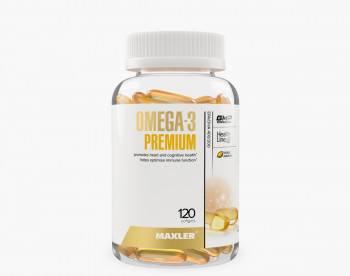 Maxler Omega-3 Premium (EPA/DHA 400/200) цитрус 120 капсул